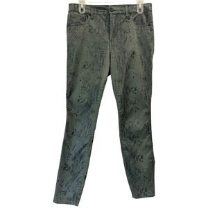 KUT From the Kloth Connie Fab Ab Ankle Skinny Snake Print‎ High Rise Jeans
